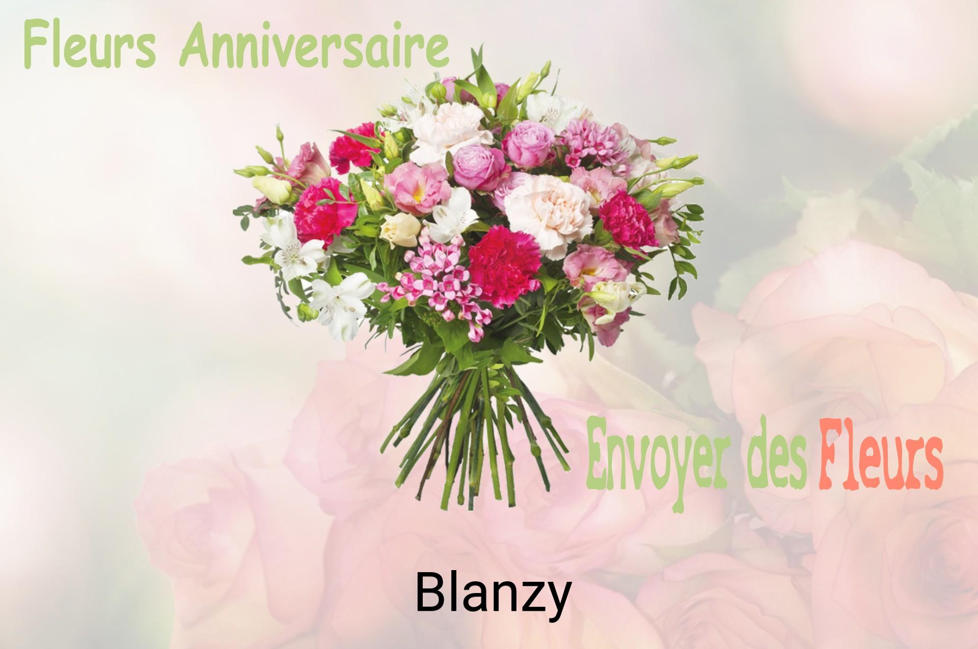 Bouquet de fleurs d’anniversaire livré à Blanzy